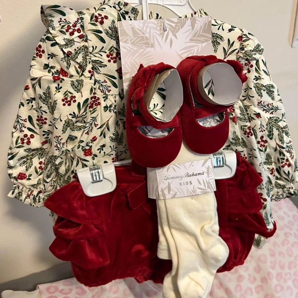Baby girl Christmas outfit